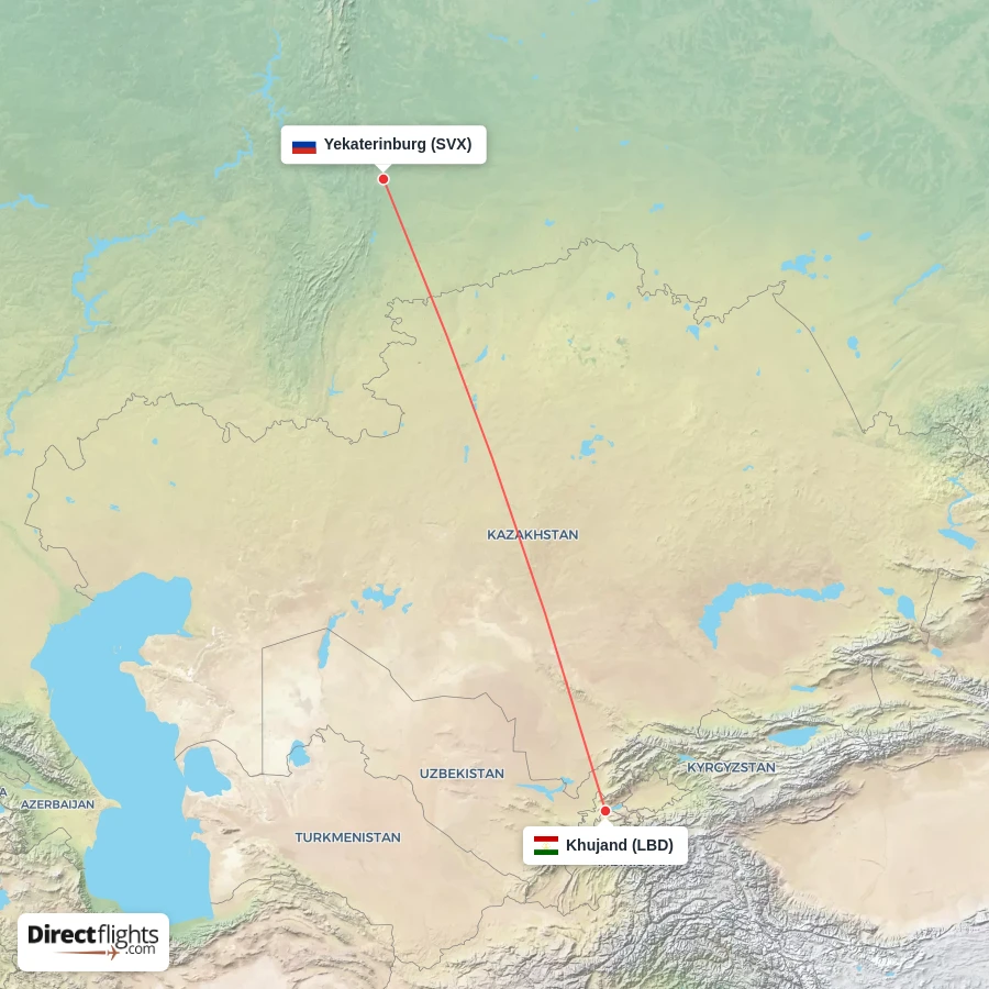 LBD - SVX route map