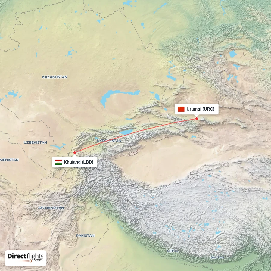 LBD - URC route map