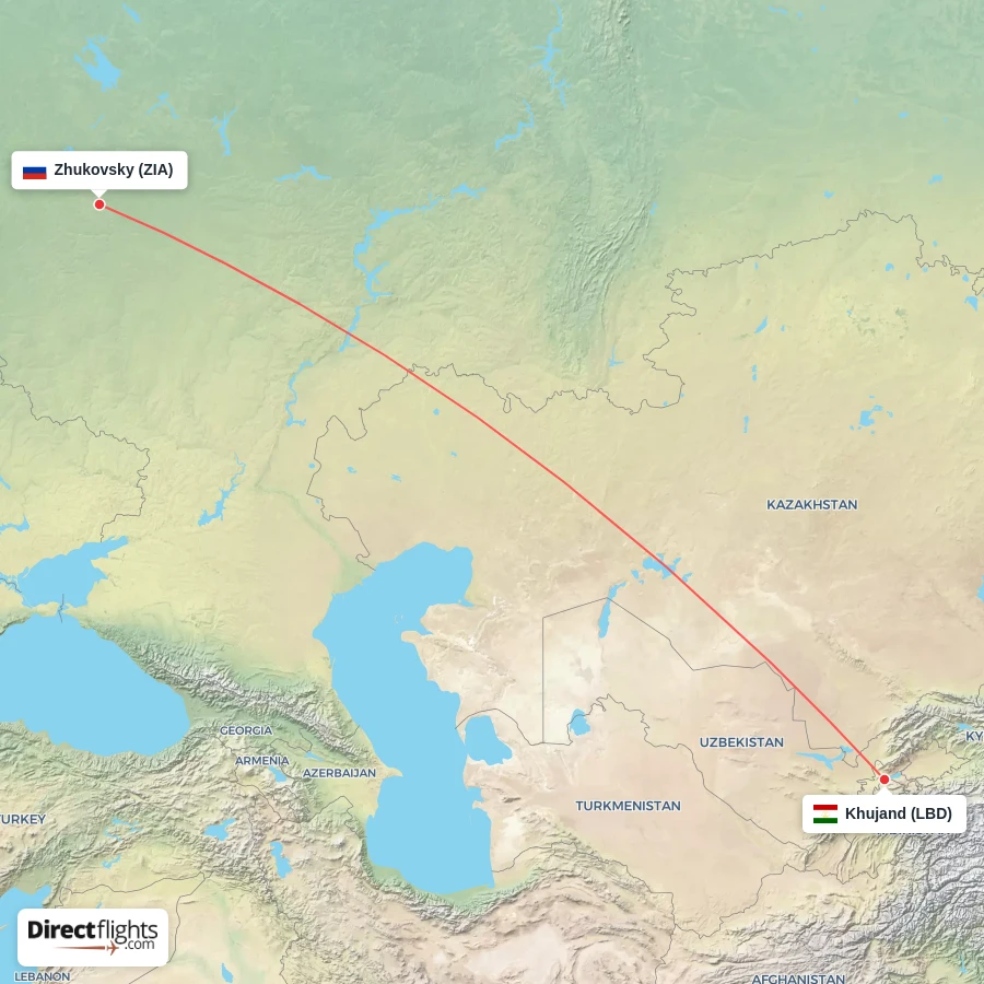 LBD - ZIA route map