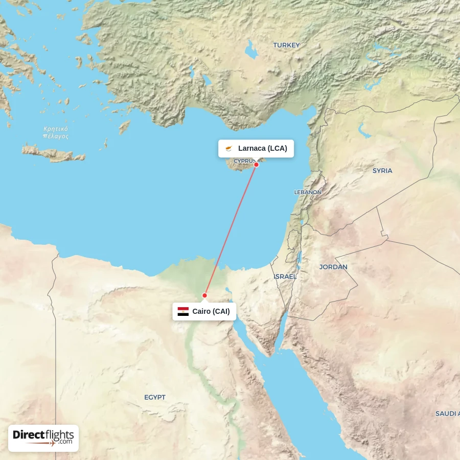 LCA - CAI route map