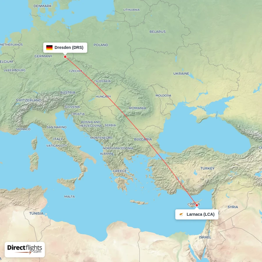 LCA - DRS route map