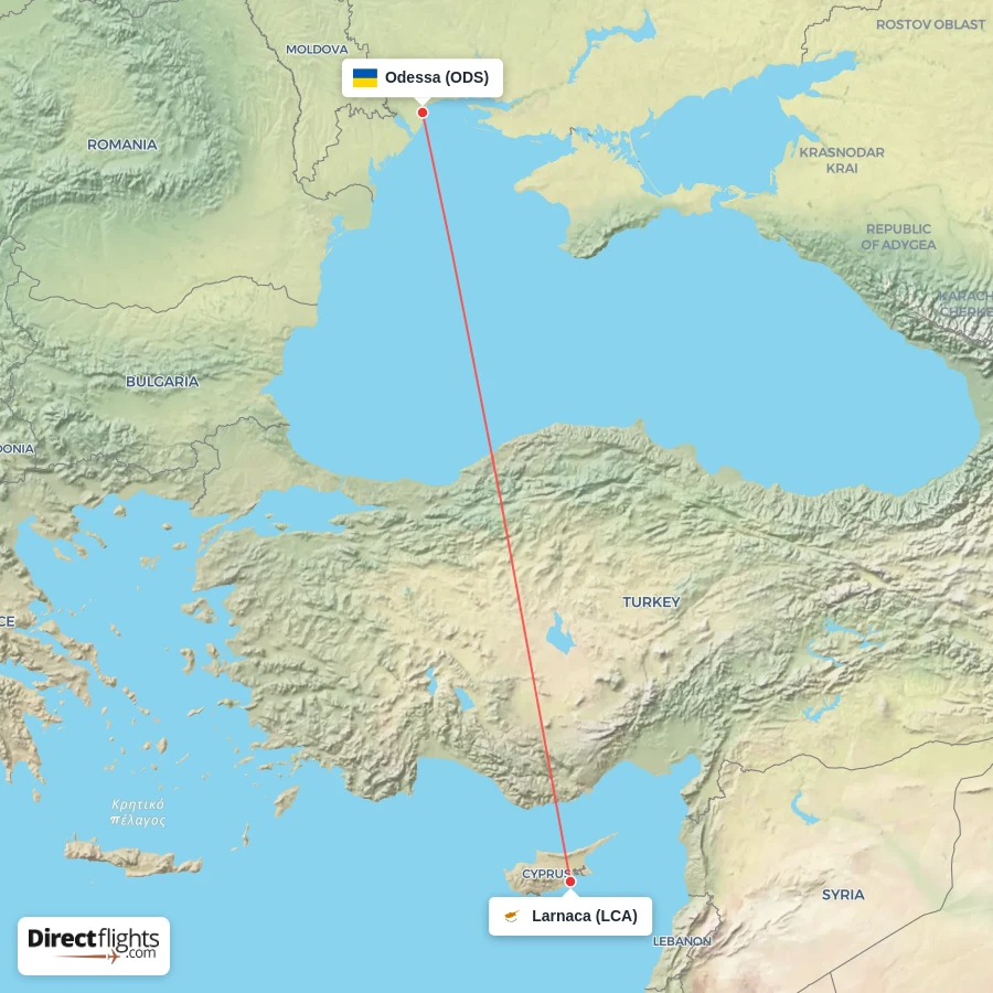 LCA - ODS route map