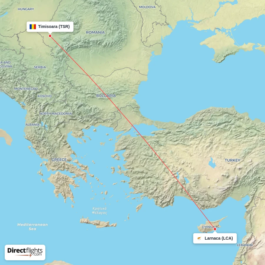 LCA - TSR route map