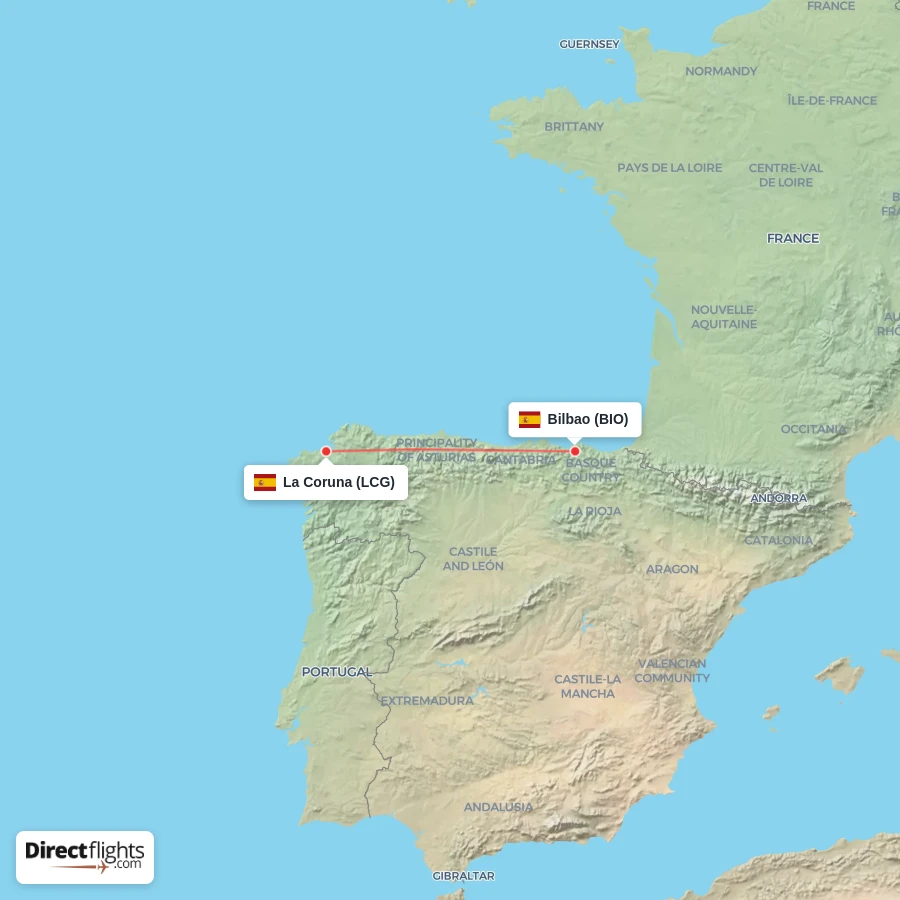 LCG - BIO route map