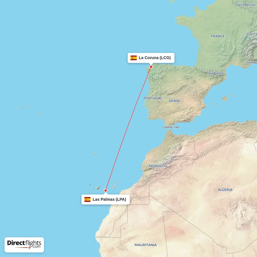LCG - LPA route map