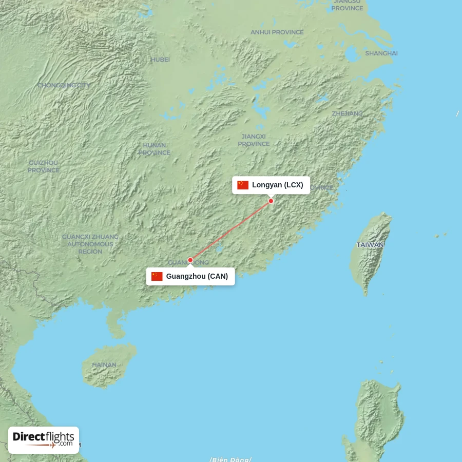 LCX - CAN route map