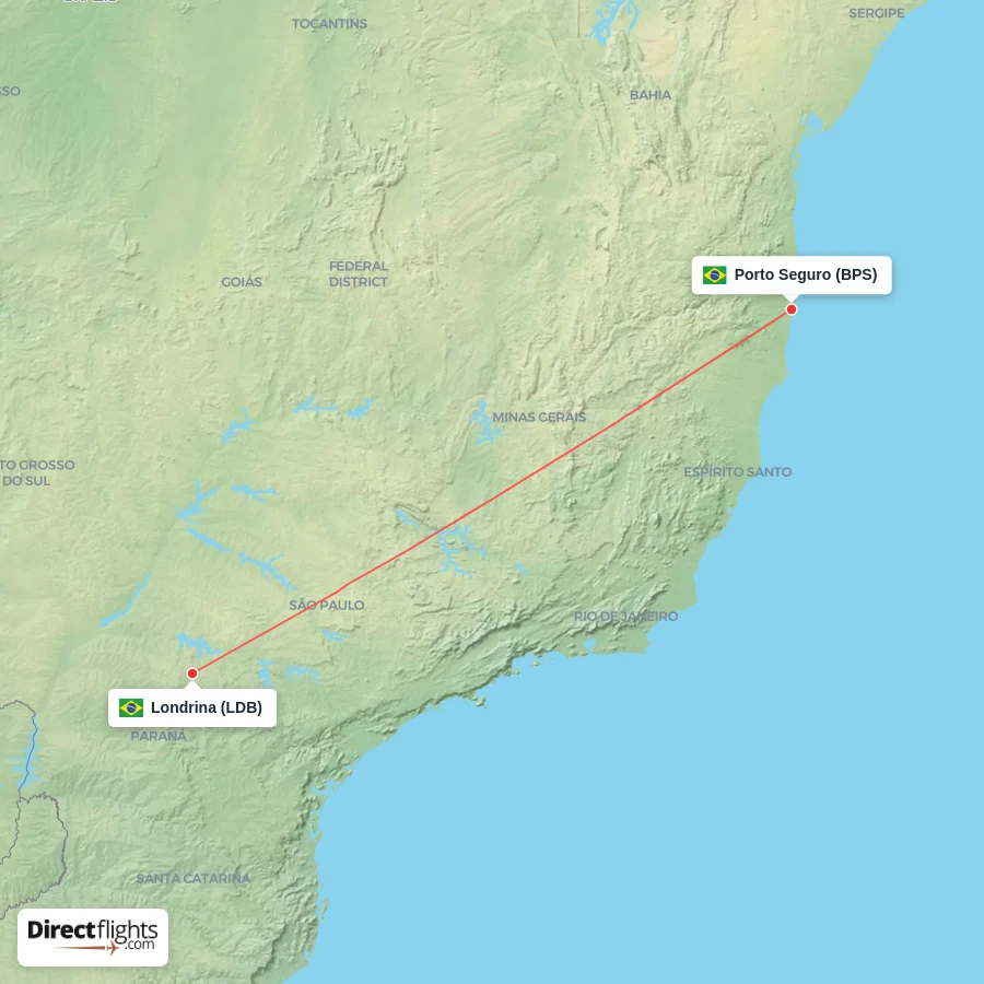 LDB - BPS route map