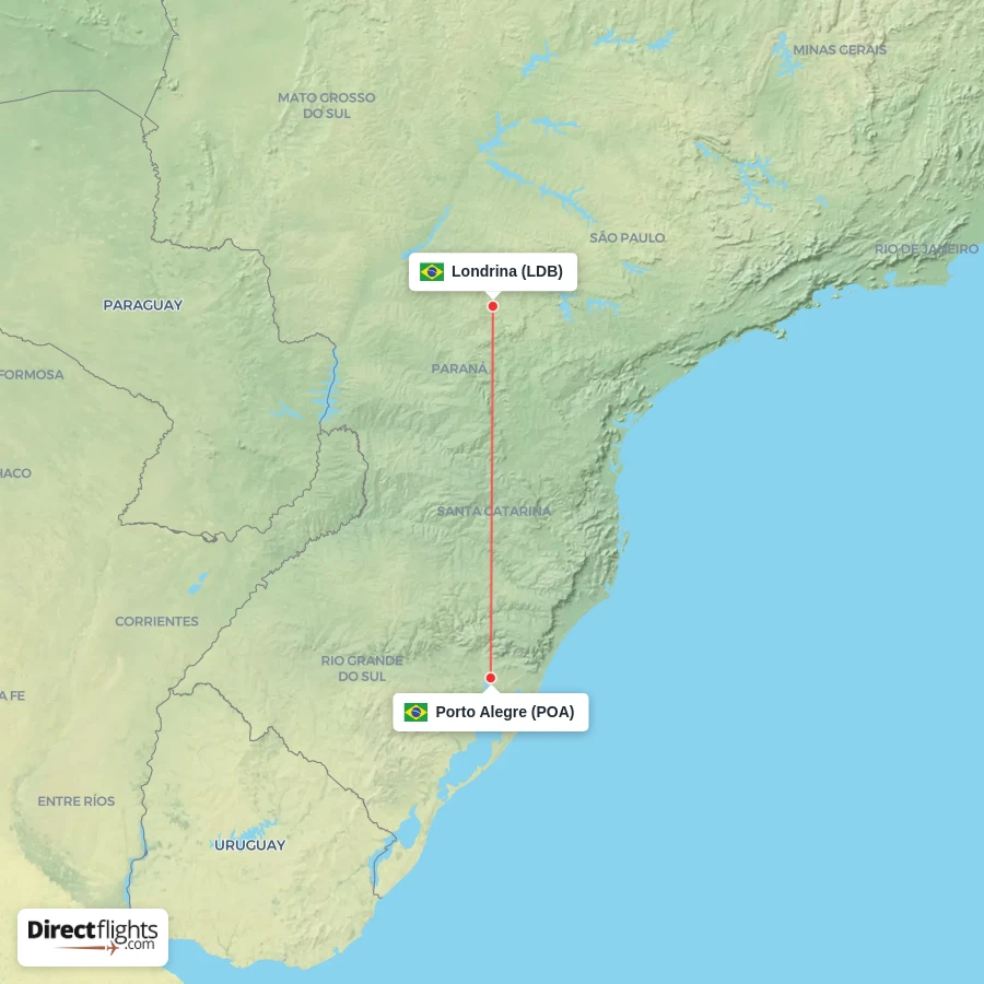 LDB - POA route map