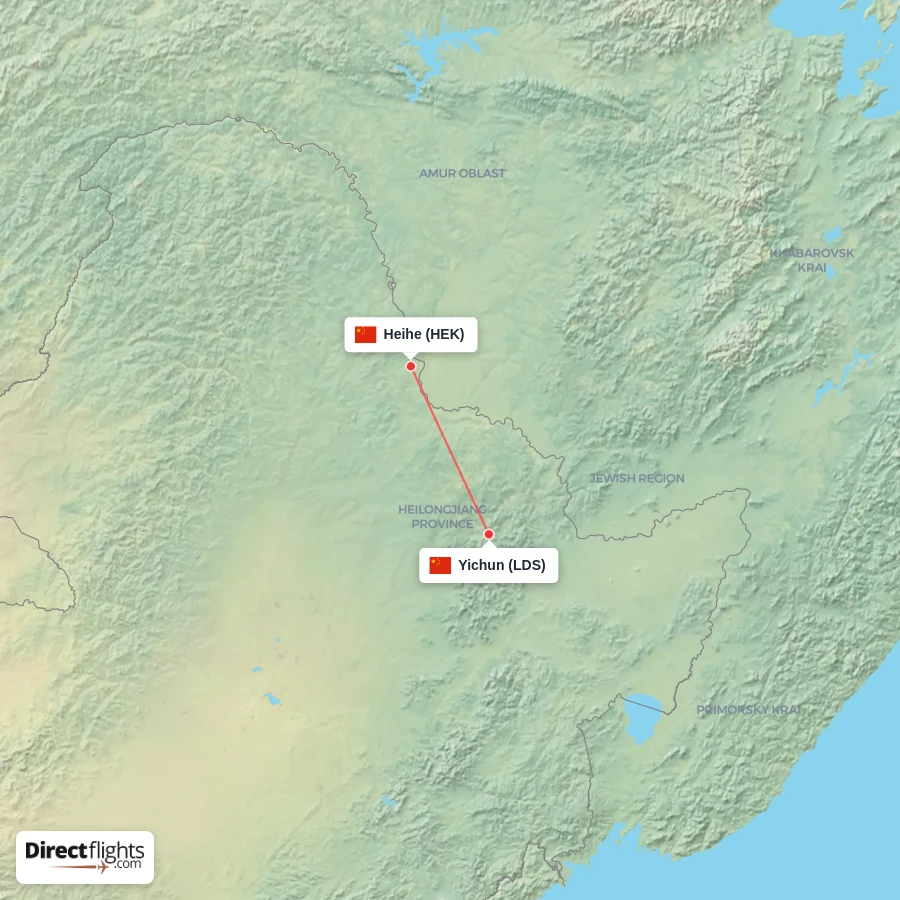 LDS - HEK route map