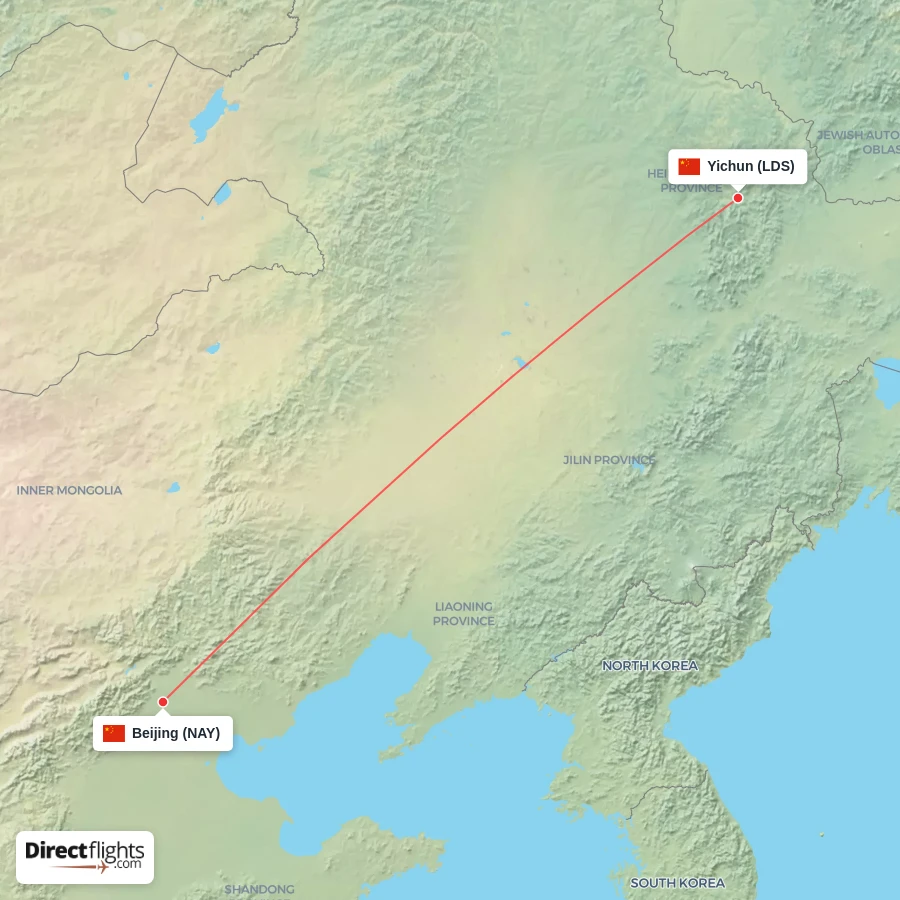 LDS - NAY route map