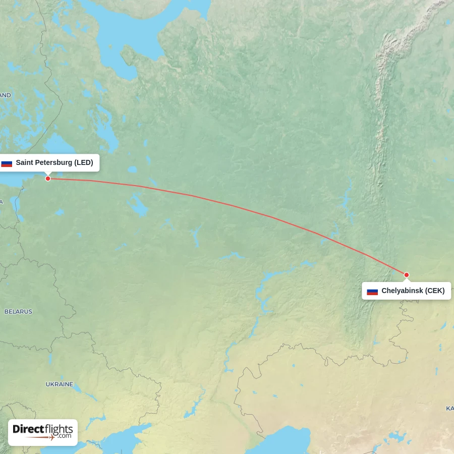 LED - CEK route map
