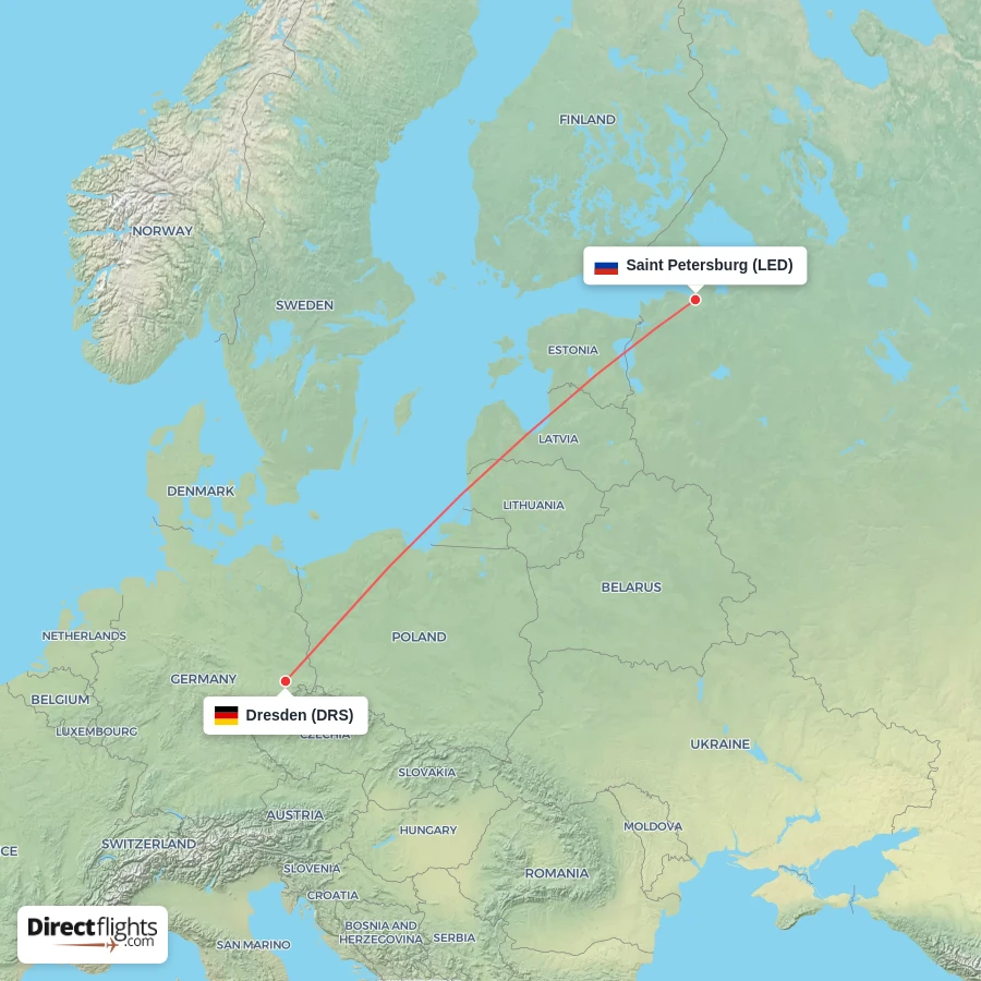 LED - DRS route map
