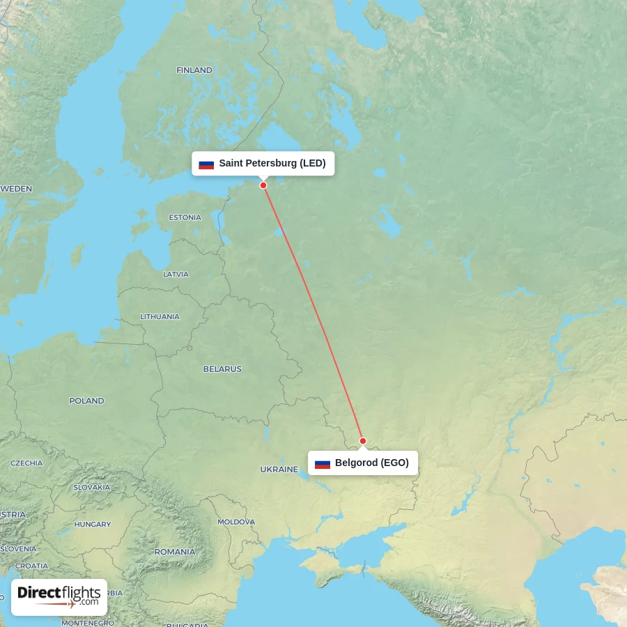 LED - EGO route map