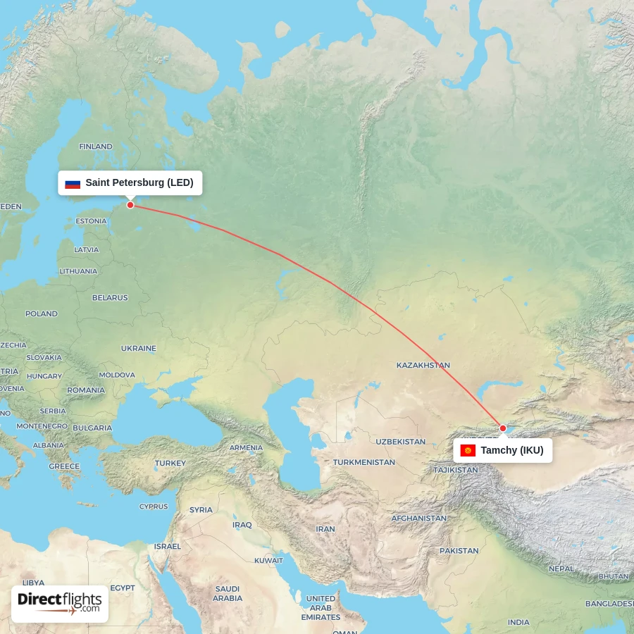 LED - IKU route map