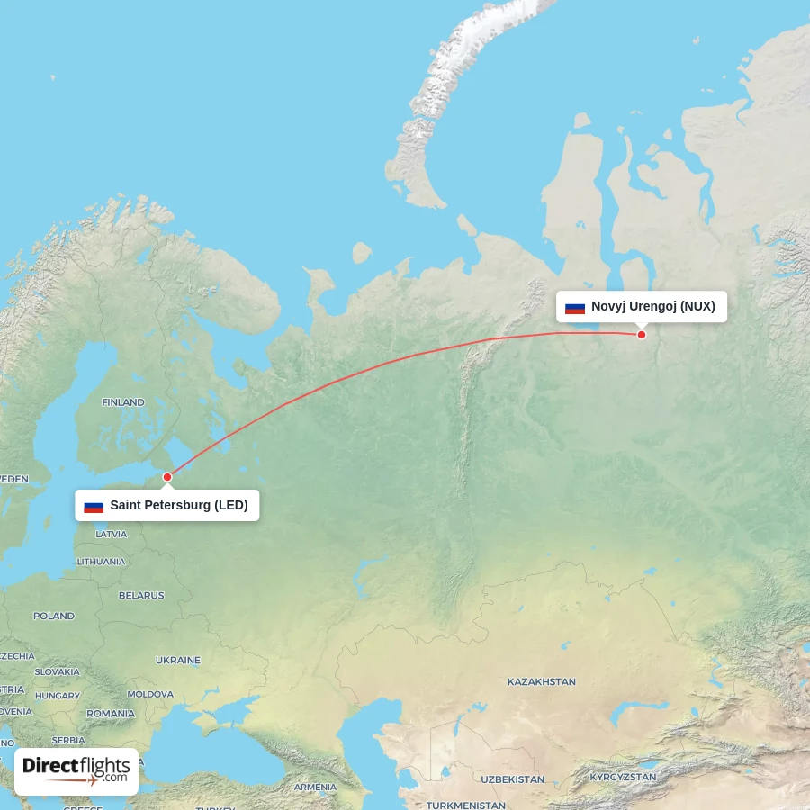 LED - NUX route map
