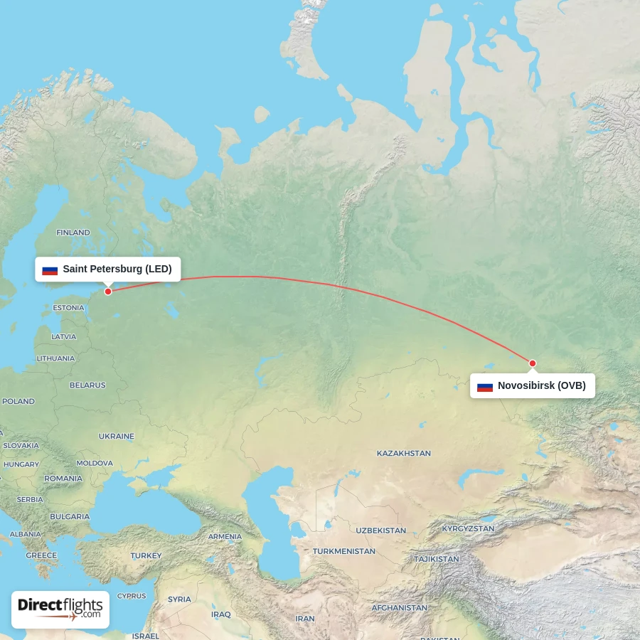 LED - OVB route map