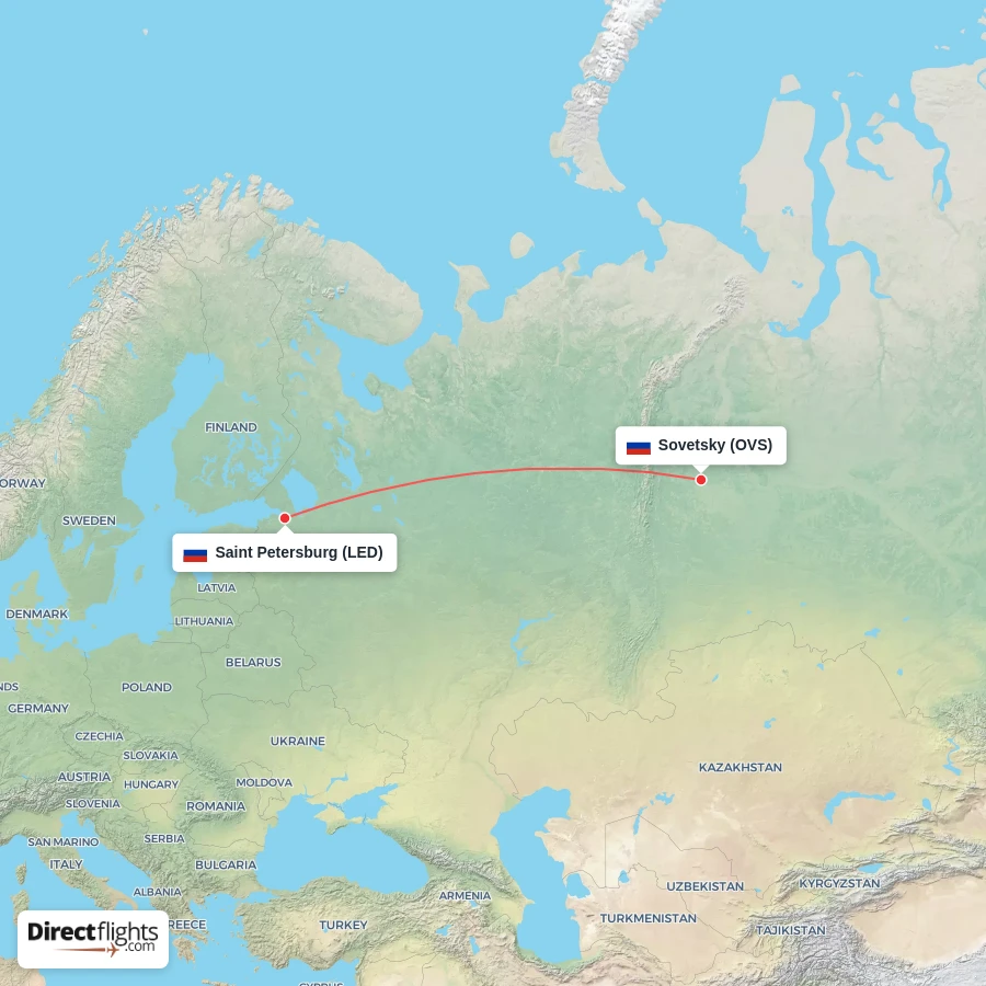 LED - OVS route map