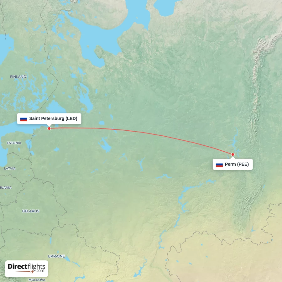 LED - PEE route map