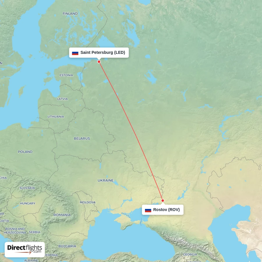 LED - ROV route map