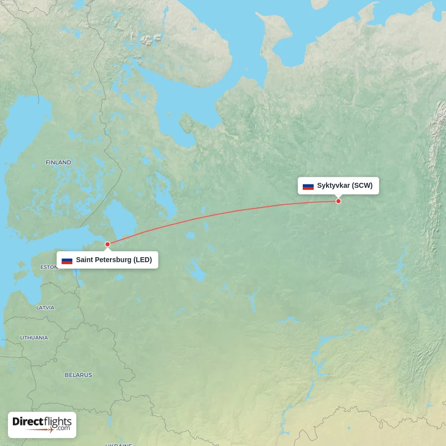 LED - SCW route map