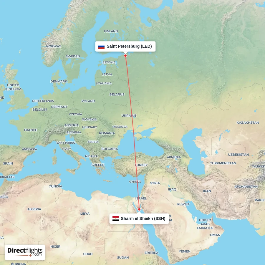 LED - SSH route map