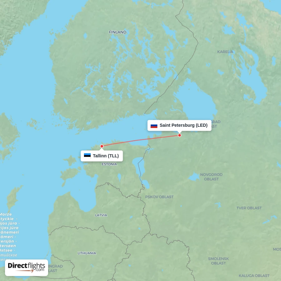LED - TLL route map