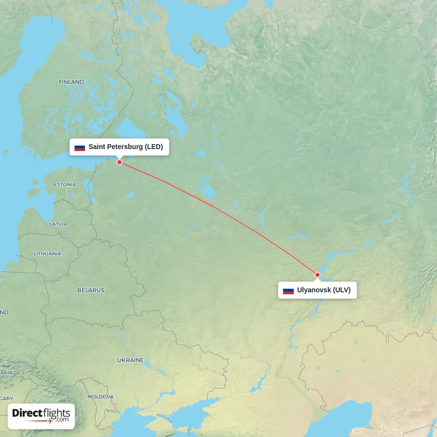 LED - ULV route map