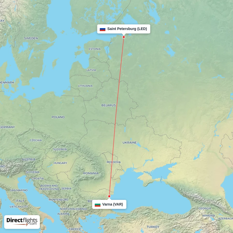 LED - VAR route map