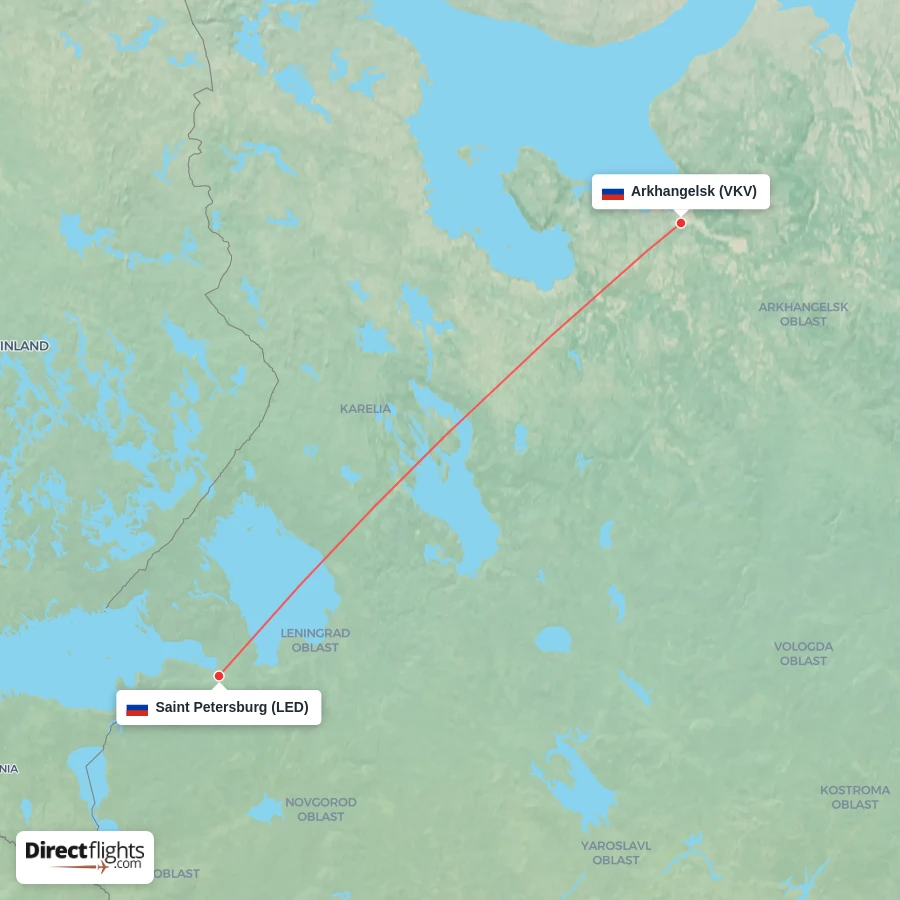 LED - VKV route map