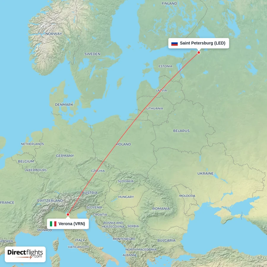 LED - VRN route map