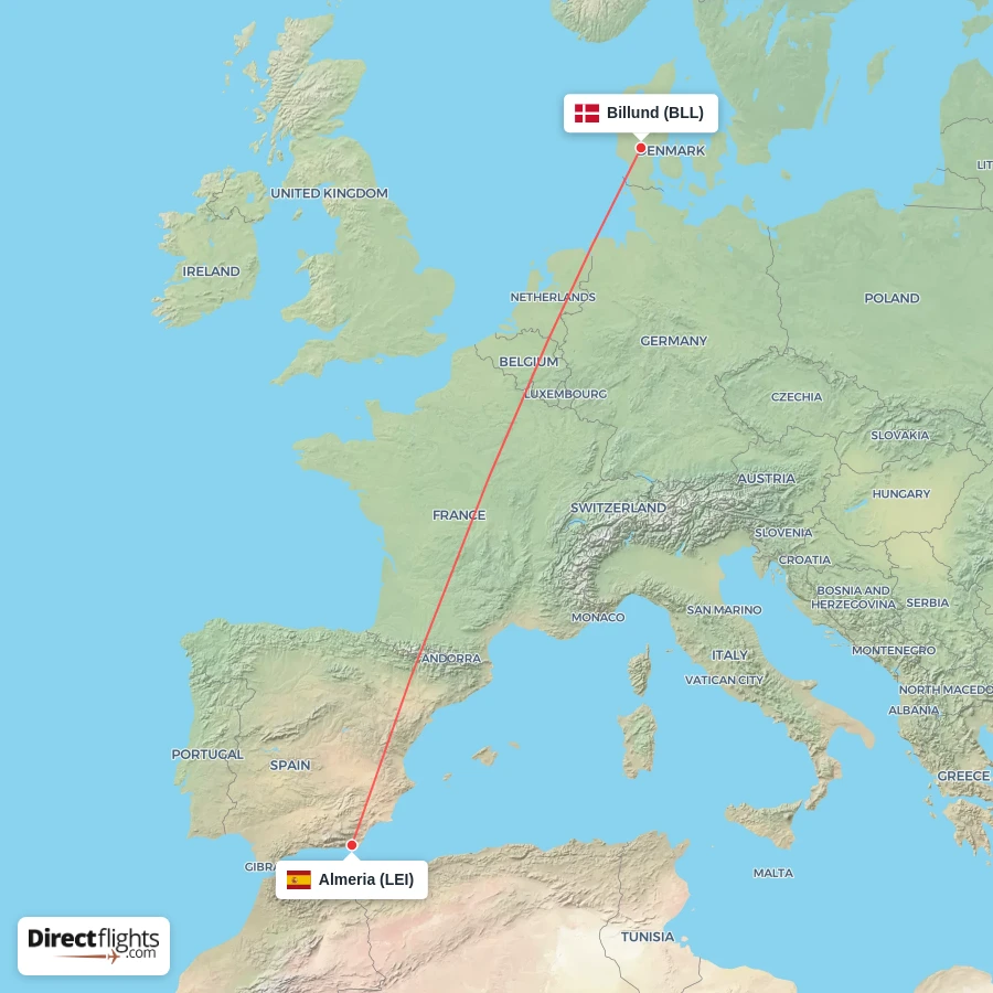 LEI - BLL route map