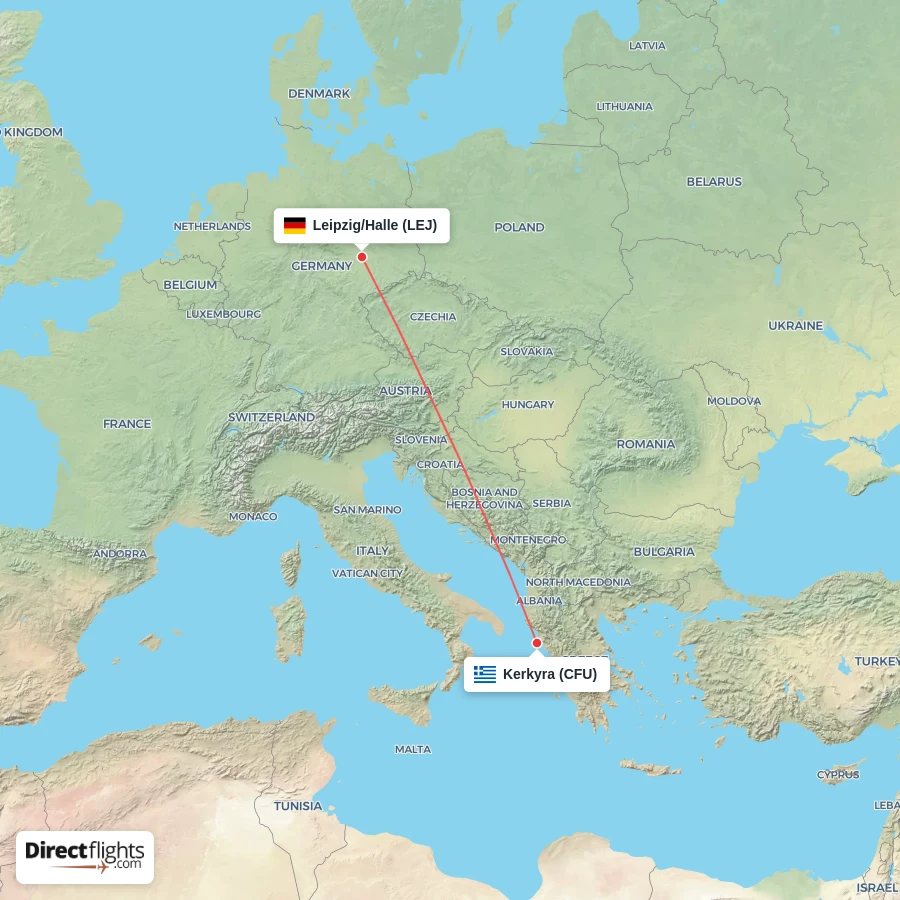 LEJ - CFU route map