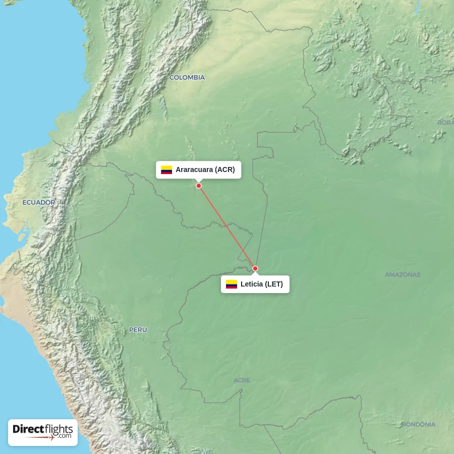 LET - ACR route map