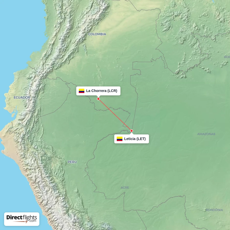 LET - LCR route map