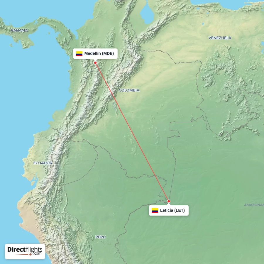 LET - MDE route map