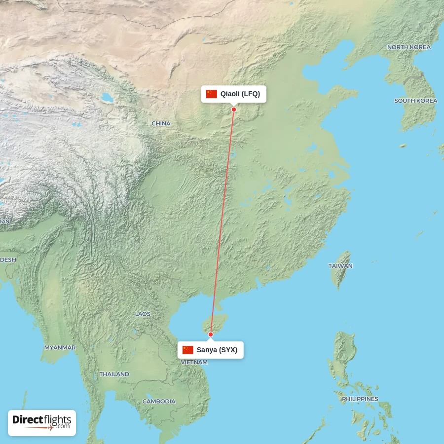 LFQ - SYX route map