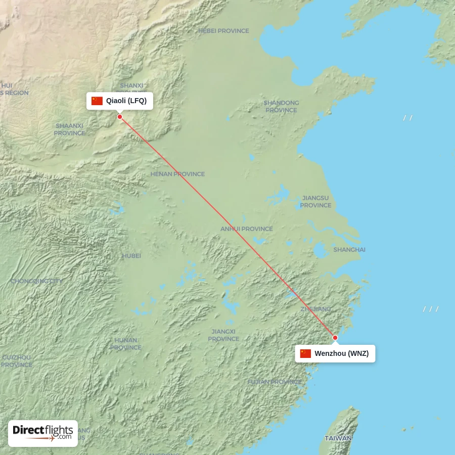 LFQ - WNZ route map