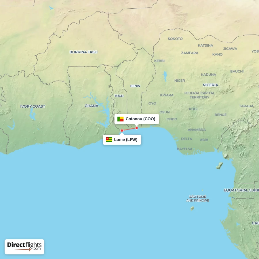 LFW - COO route map