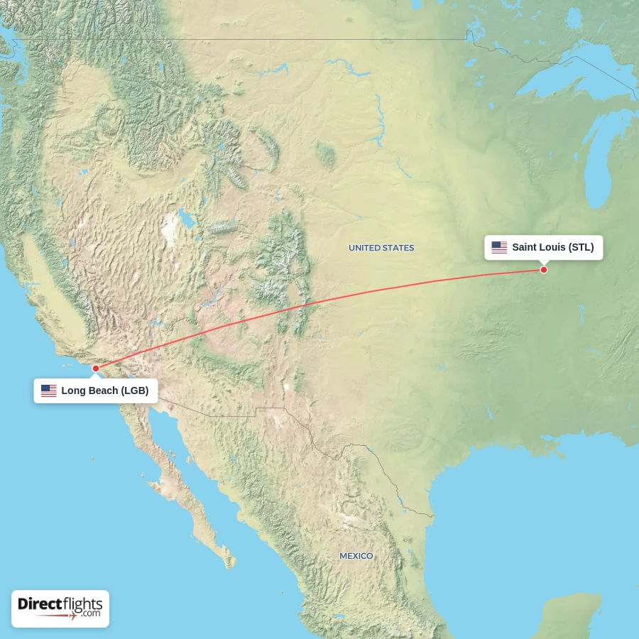LGB - STL route map