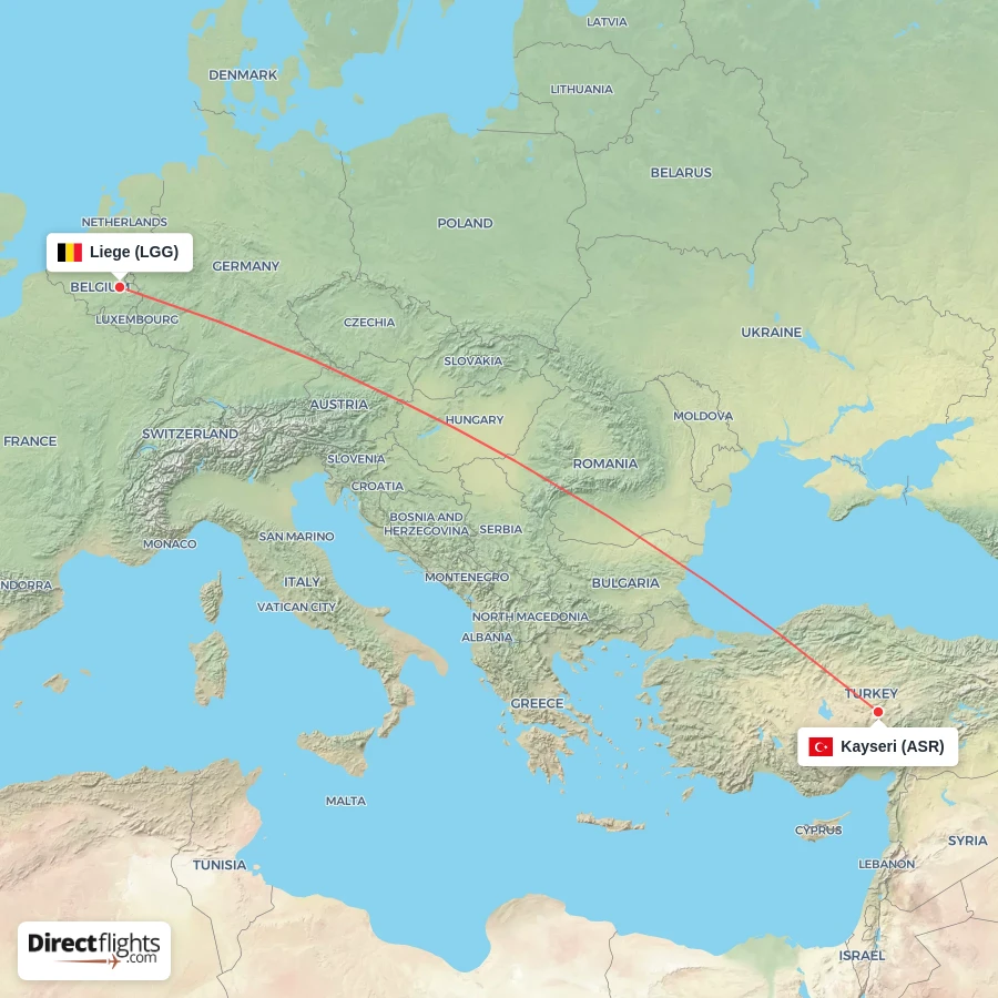 LGG - ASR route map