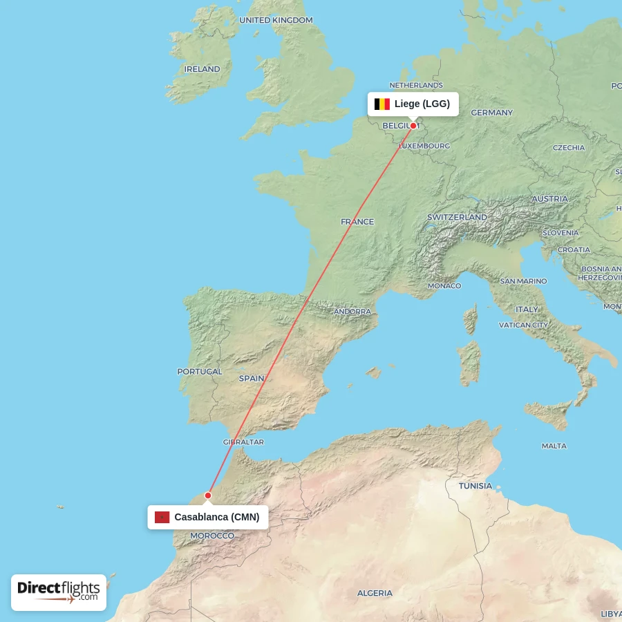 LGG - CMN route map