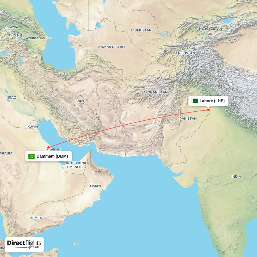 LHE - DMM route map