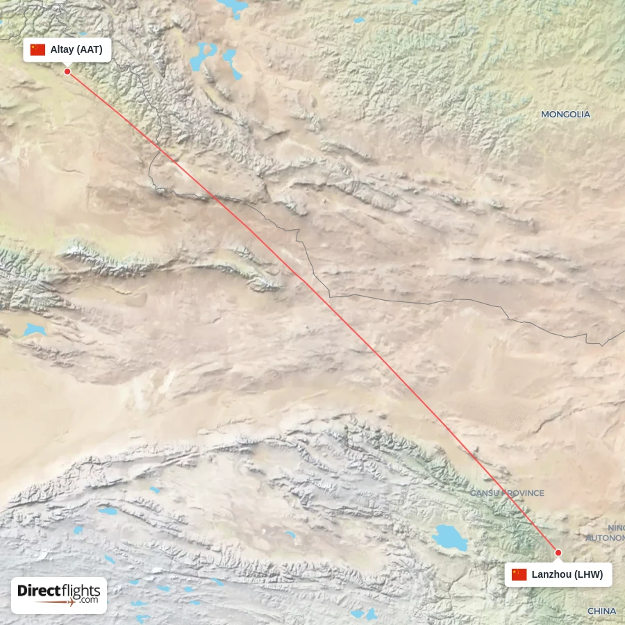 LHW - AAT route map
