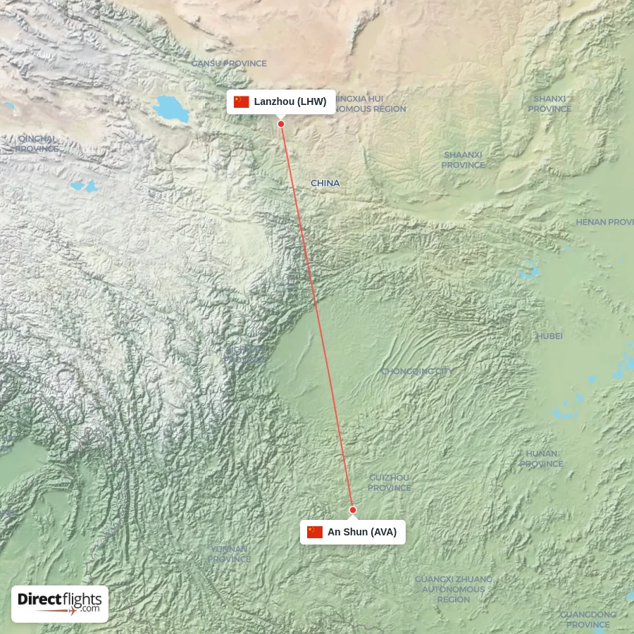 LHW - AVA route map