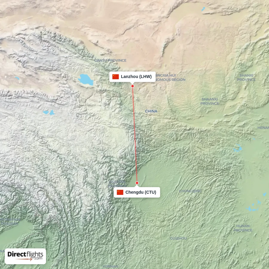 LHW - CTU route map