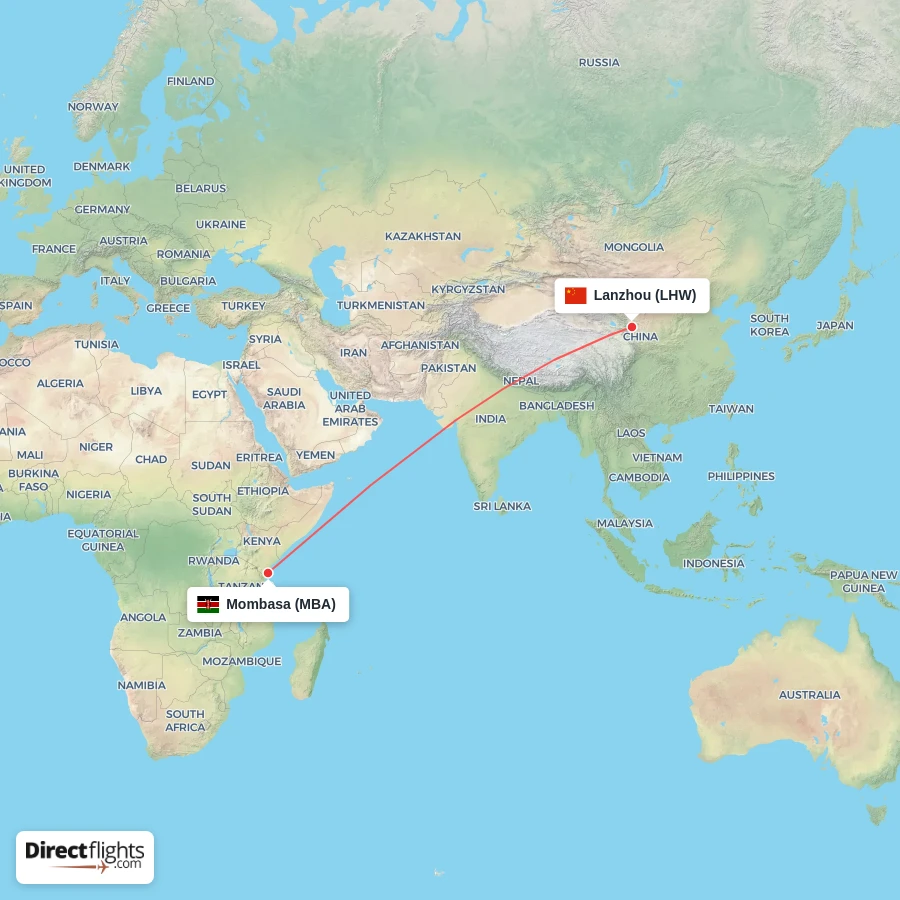 LHW - MBA route map
