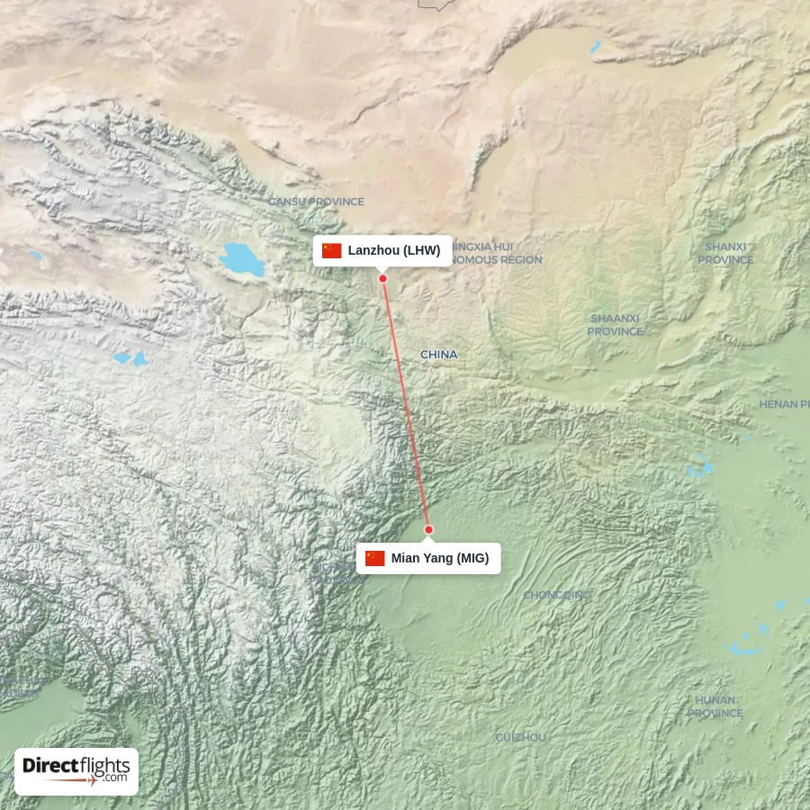 LHW - MIG route map