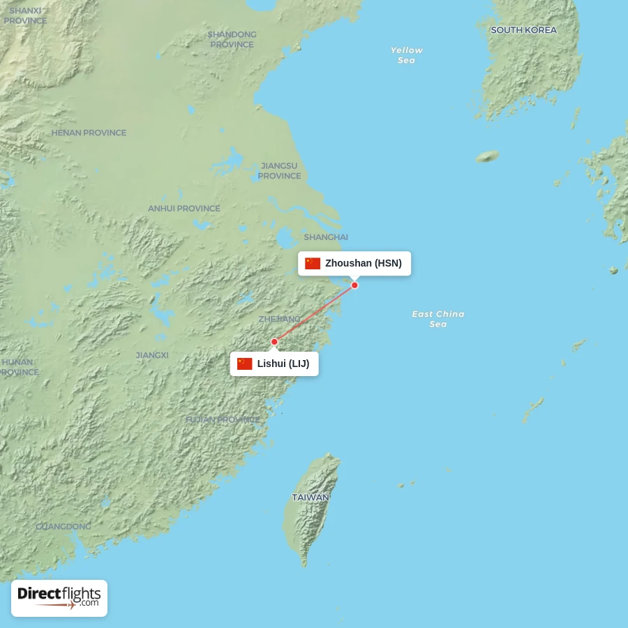 LIJ - HSN route map