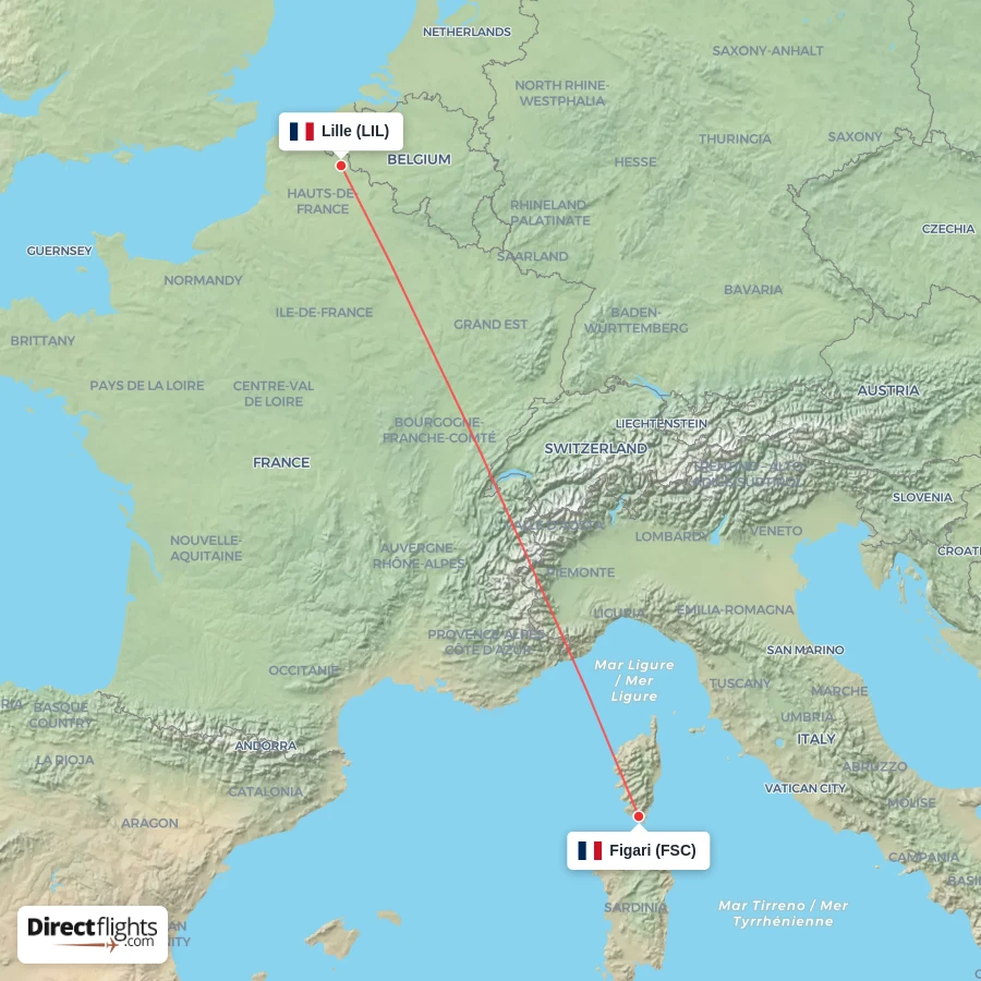 LIL - FSC route map