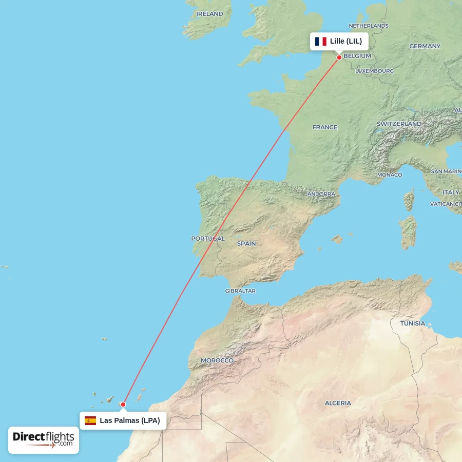 LIL - LPA route map